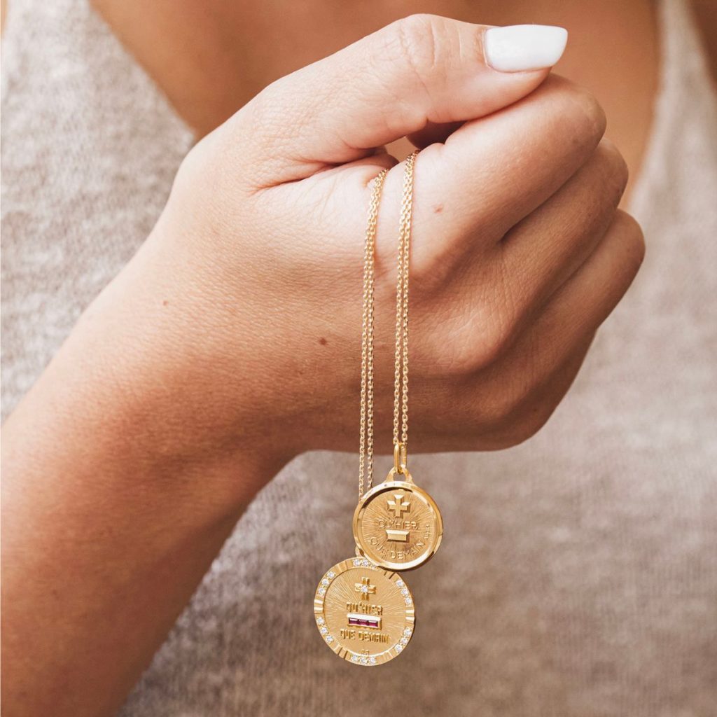 Chaîne Et Médaille D'Amour En Or 18 Carats A. AUGIS - Réf. MP2584 - Occasion