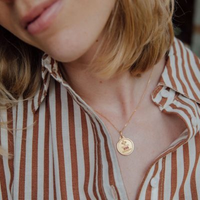 medaille d amour originale augis portee femme