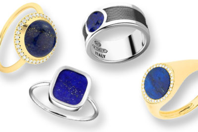 bagues lapis lazuli metal precieux or argent