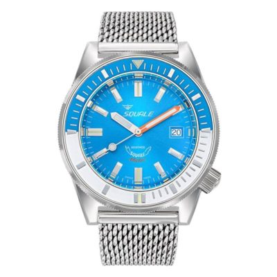 montre matic light blue mesh maticxseme22 squale
