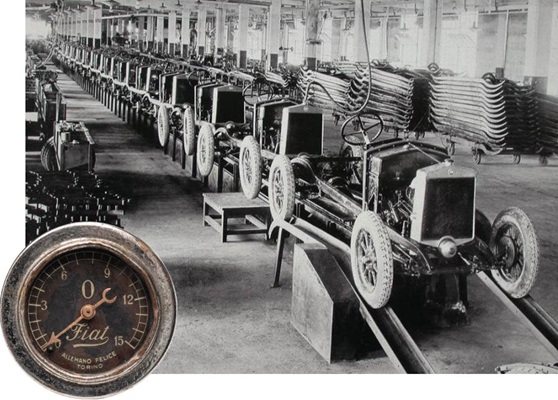 compteur allemano fiat 501 torpedo 1919