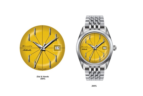 montre exclusive nivada antarctic billet or we love watches 2024