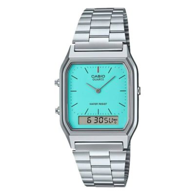 montre fashion colors aq 230a 2a2mqyes casio vintage