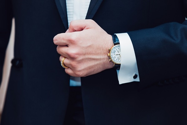 montre extra plate mariage tenue formelle