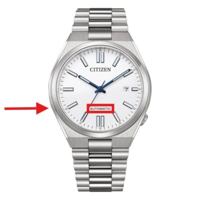 cadran montre automatique inscription automatic