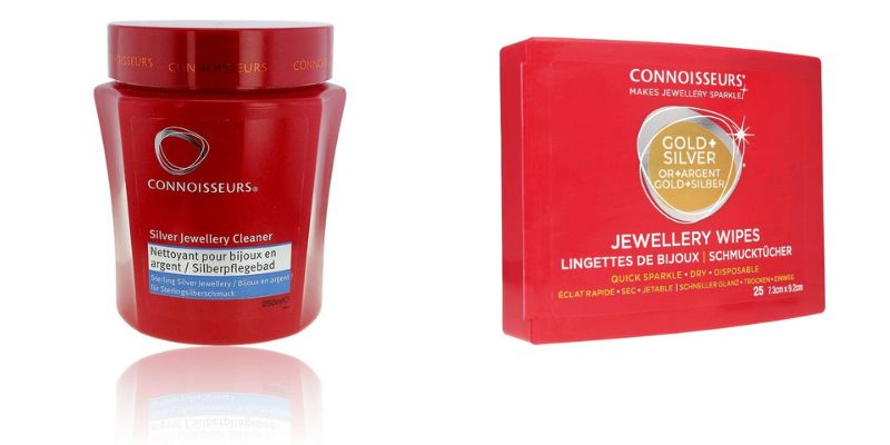 bain nettoyant et lingettes nettoyantes entretien bijoux argent