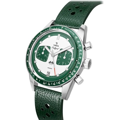 montre rallygraf meca quartz verte ymhf1580 z yema