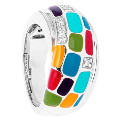 una storia bague mosaique
