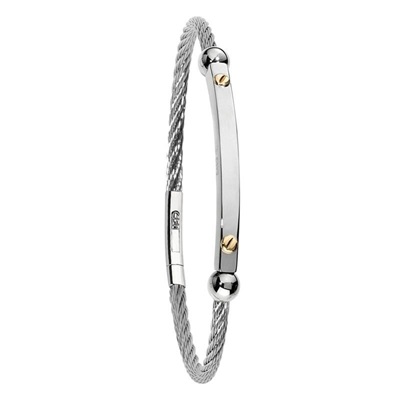 bracelet pramaggiore en acier or jaune 750 longueur 2050 cm salvatore bersani
