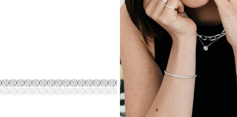 bracelet tennis melody en argent et pierres naiades