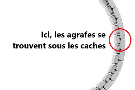 comment enlever maillons bracelet extensible montre type fixo flex