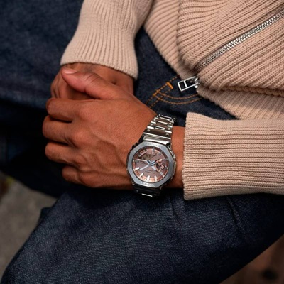 montre capsule color accent gm b2100ad 5aer casio g shock