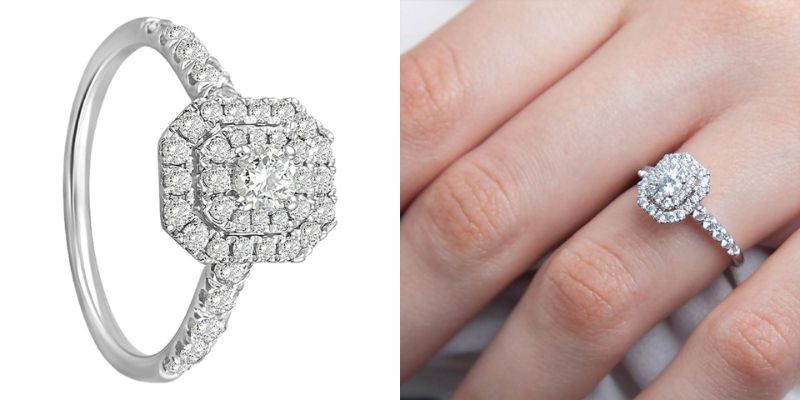 bague art deco bague de fiancailles