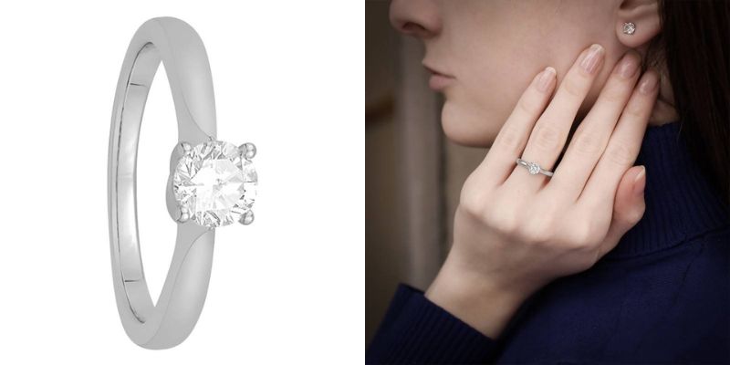 bague solitaire bague de fiancailles