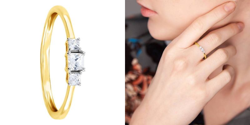 bague trio bague de fiancailles