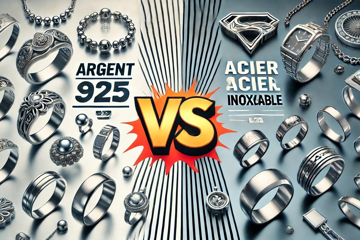 bijoux argent acier que choisir