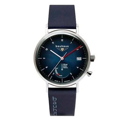 montre solar homme bleu 2112 3 bauhaus