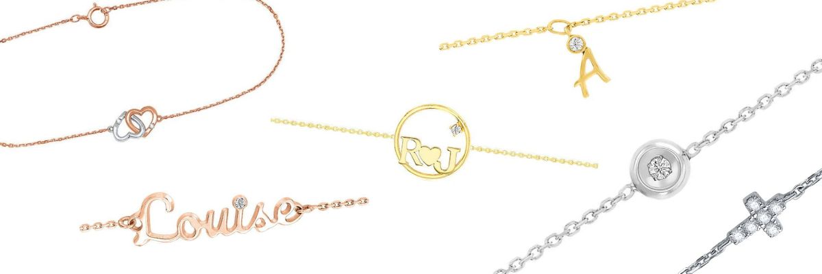 bracelet chaine diamant differents styles