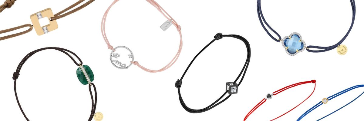 bracelet cordon diamant differents styles