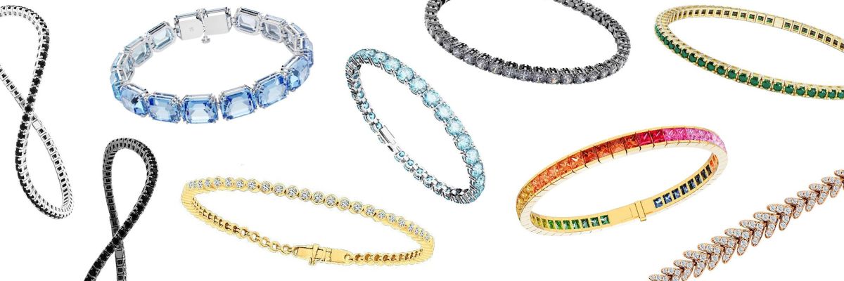 bracelet tennis diamants differents styles