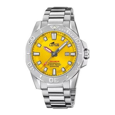 montre diver jaune 189261 lotus