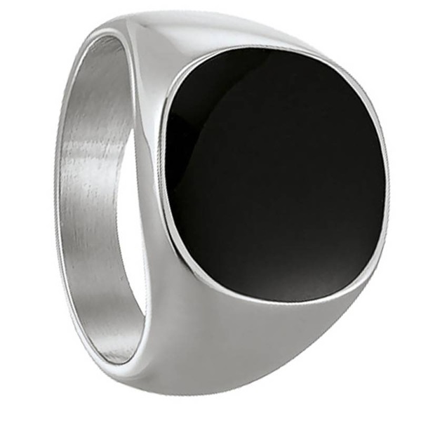 bague onyx synthetique