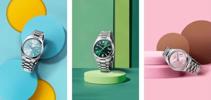 citizen tsuyosa 37mm bleu nj0200 50l vert nj0200 50x rose nj0200 50z