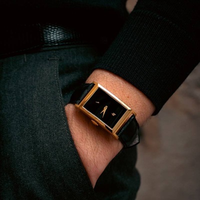 montre doree classique lifestyle