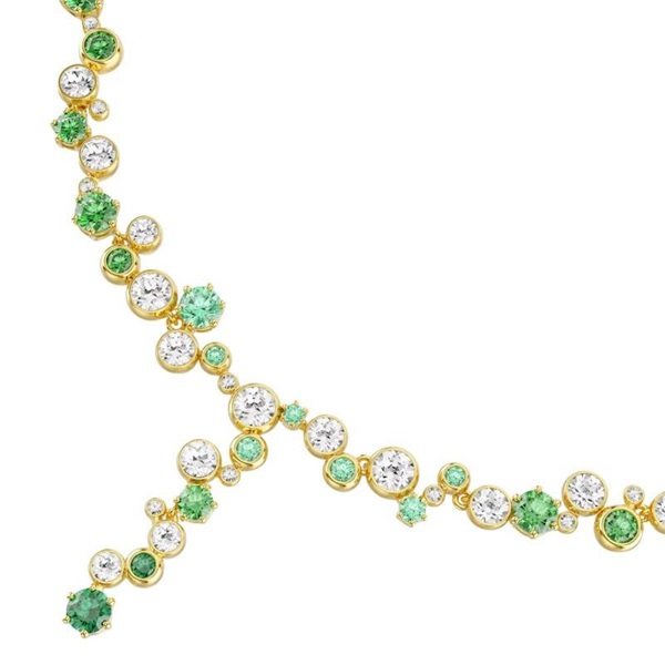collier swarovski cristaux verts