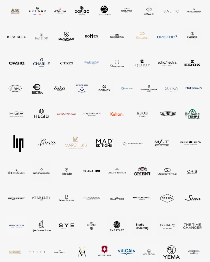 marques presentes salon horloger we love watches 2025