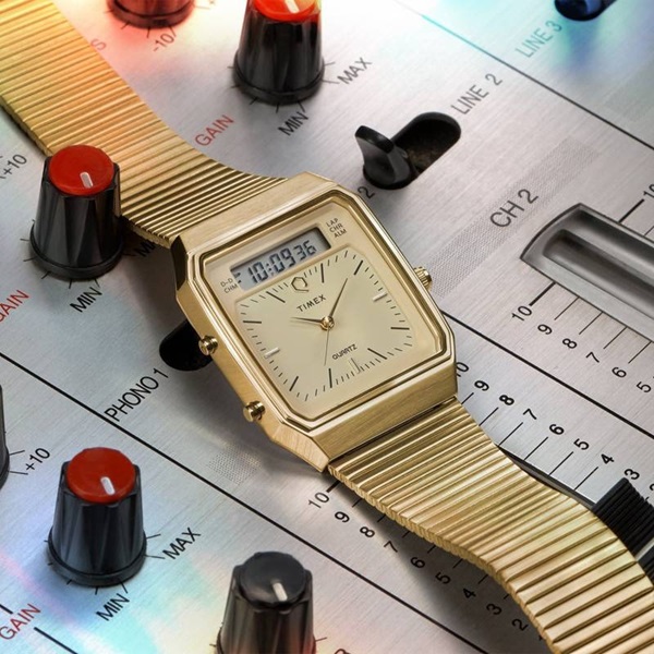 montre quartz double affichage analogique digital