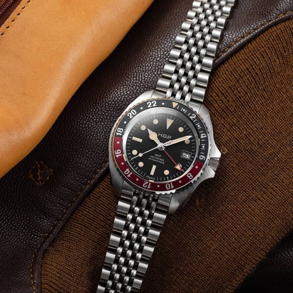 montre hgp vintage automatique diver gmt
