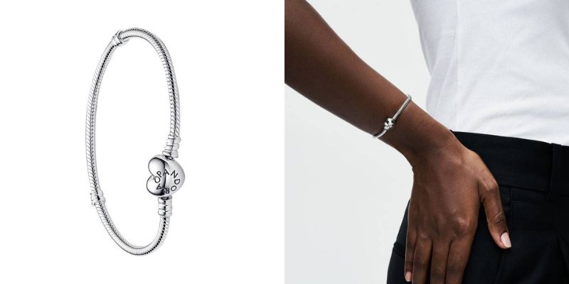 bracelet personnalisable pandora argent 925 idee cadeau femme saint valentin 2026