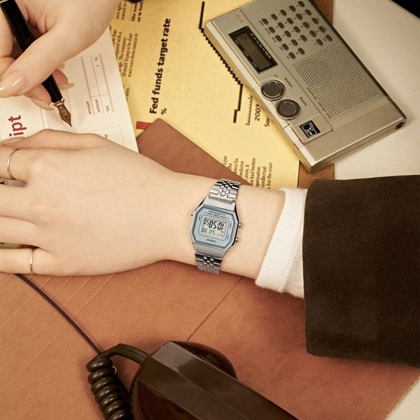 montre casio vintage la680wea 7ef retro