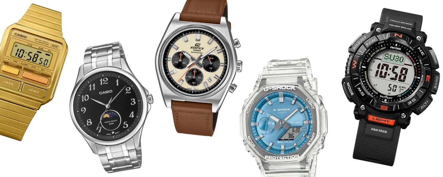 montres casio vintage timeless edifice g shock pro trek