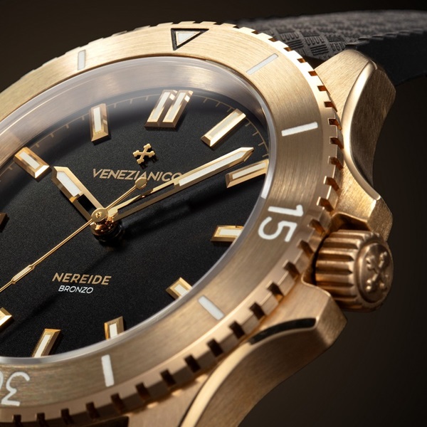montre venezianico nereide bronzo boitier en bronze