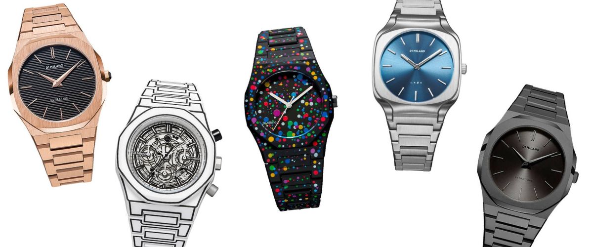 montres d1 milano differents styles finitions