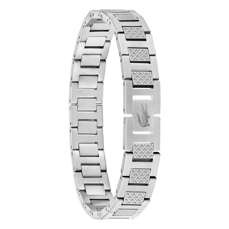bracelet metropole l en acier 2040117 longueur 19 cm lacoste