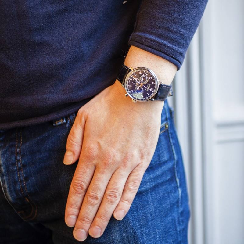 montre zeppelin diametre contenu