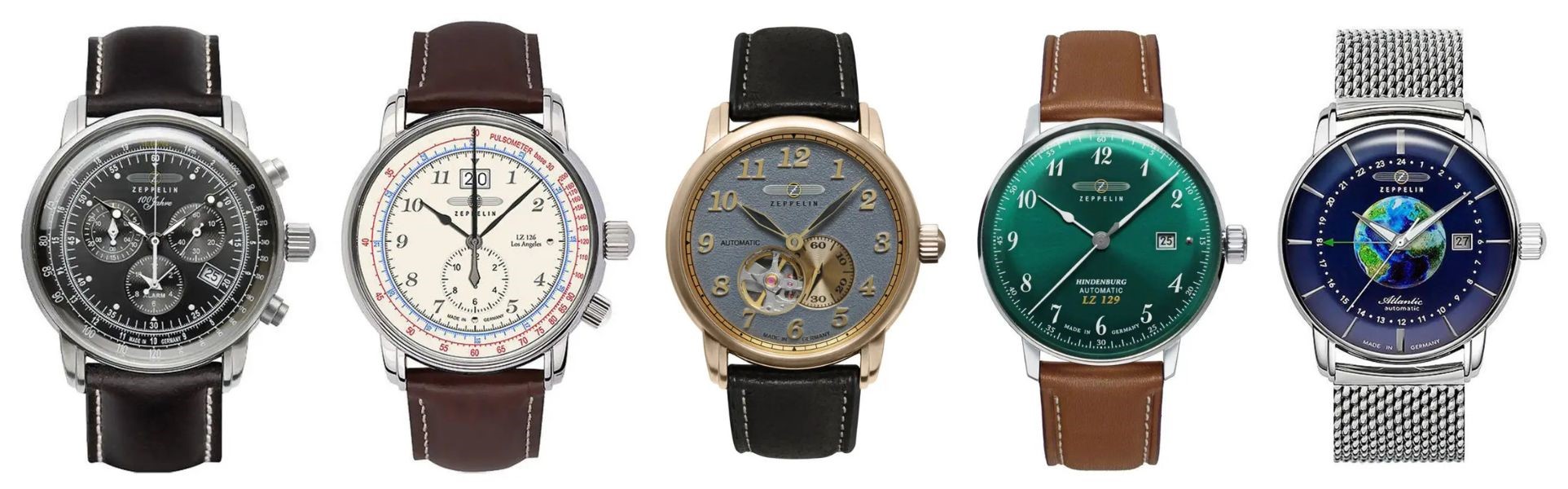 montres zeppelin 100 jahre lz126 los angeles lz127 graf zeppelin lz129 hindenburg atlantic