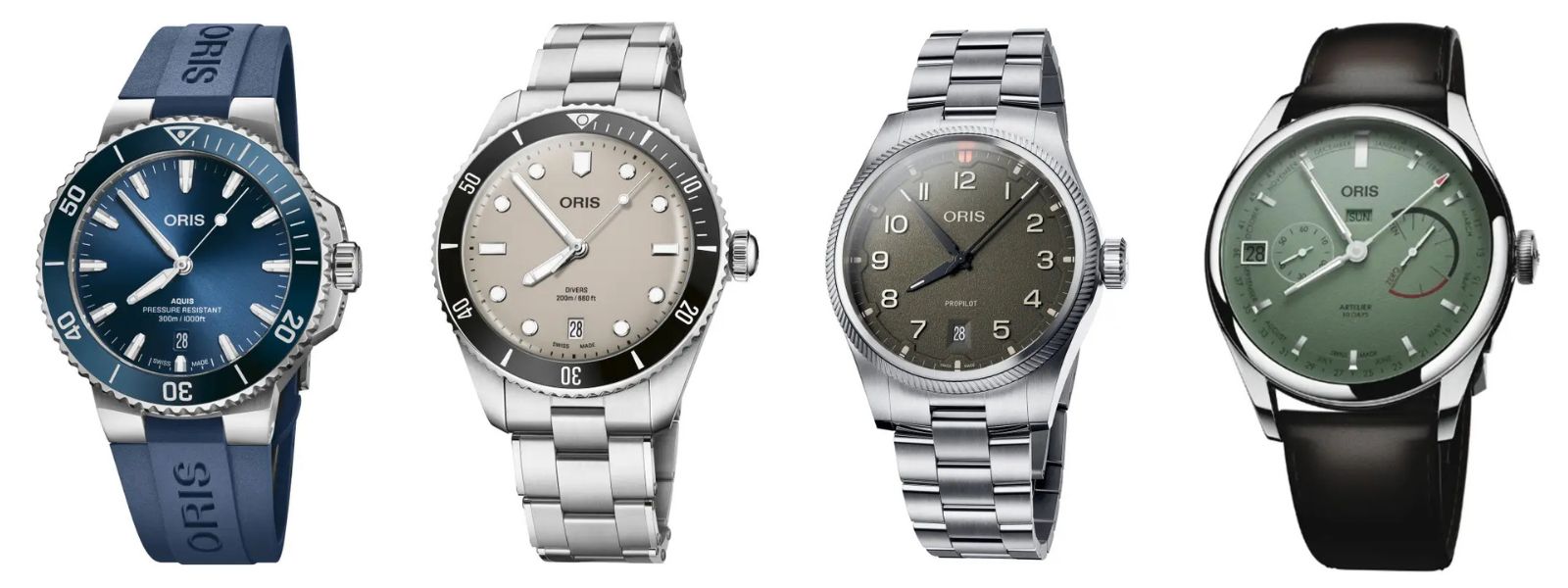 montres oris aquis diver 65 propilot artelier