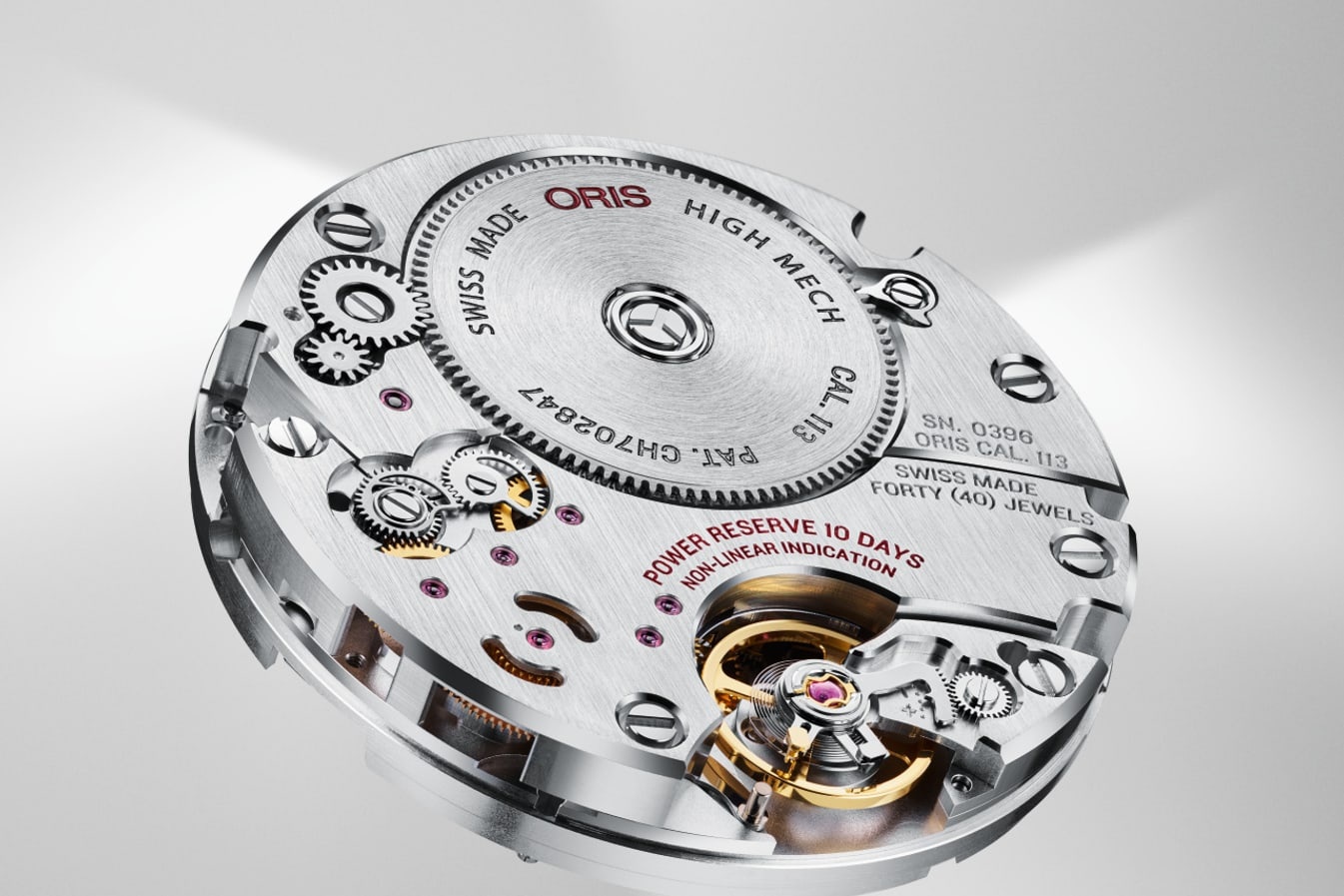 mouvement mecanique a remontage manuel oris calibre 113