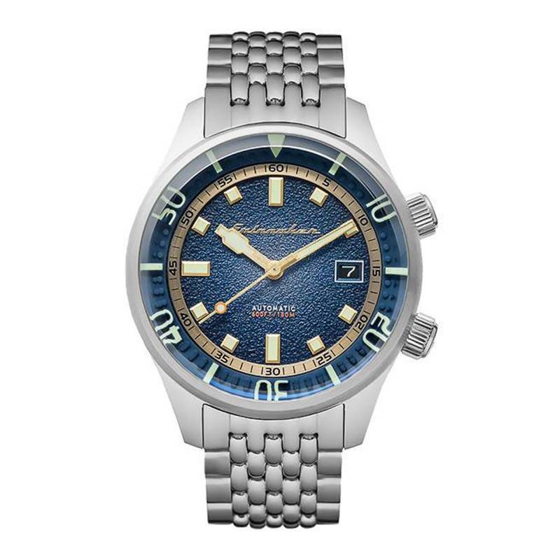 montre spinnaker bradner acier bleu sp 5062 22