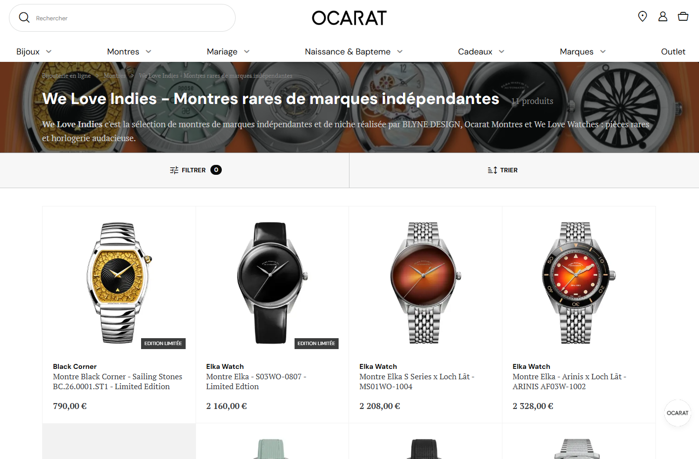 ocarat espace we love indies